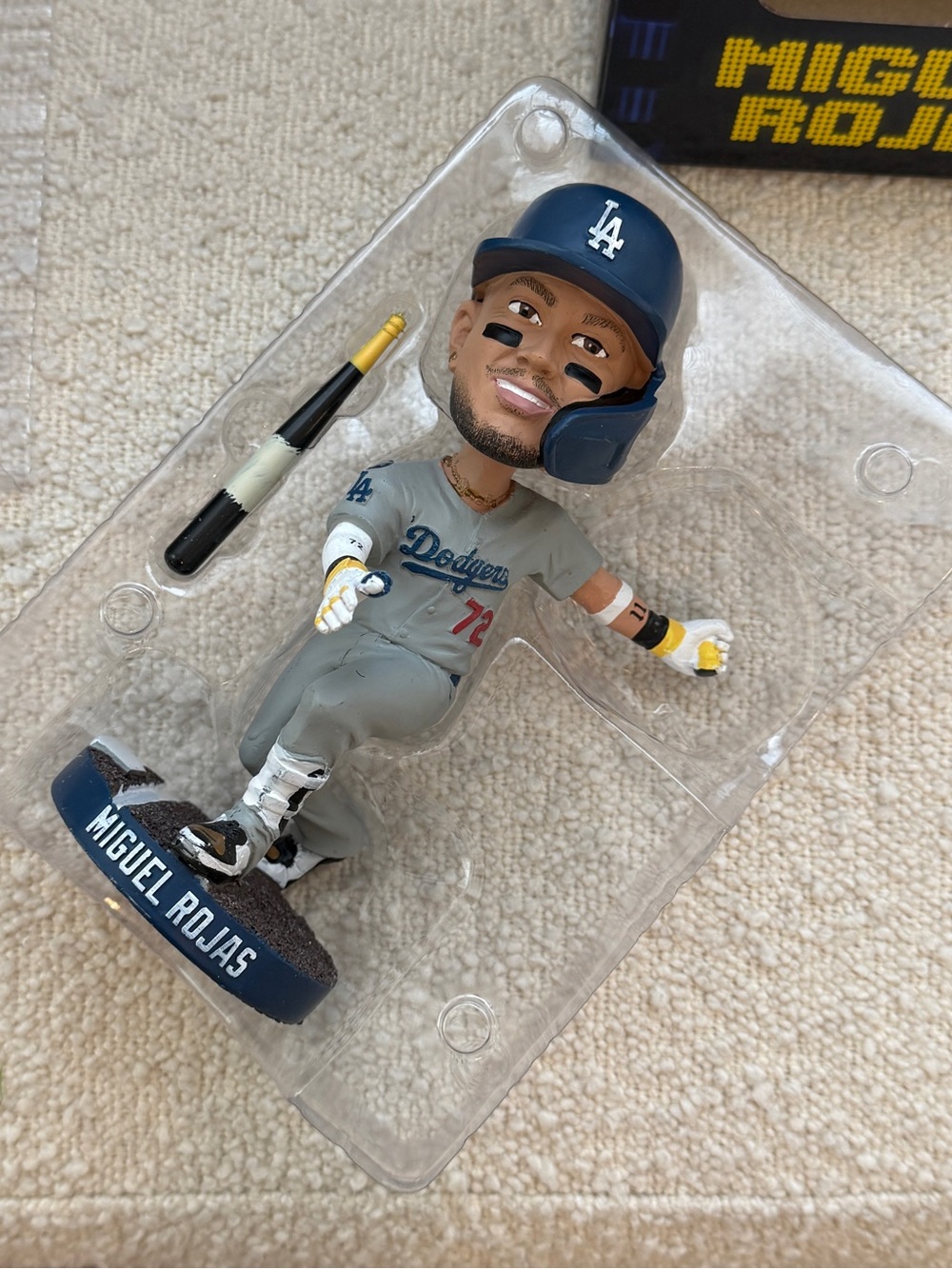 Los Angeles Dodgers Miguel Rojas Collectible Figurine Bobble Head